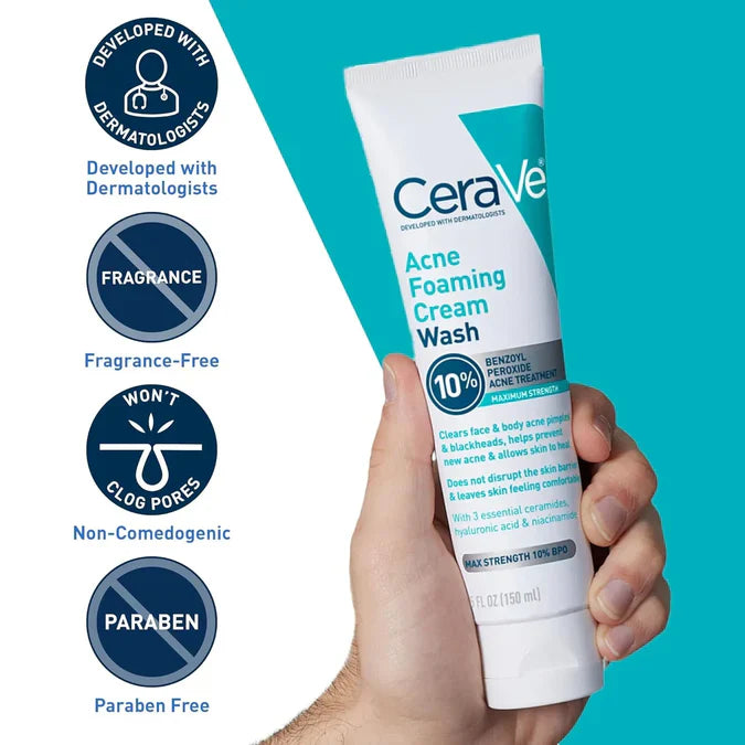 CERAVE ACNE FOAMING CLEANSER 10%