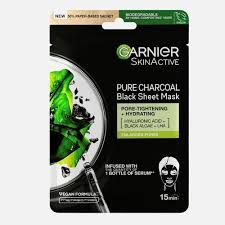 GARNIER PURE CHARCOAL SHEET MASK