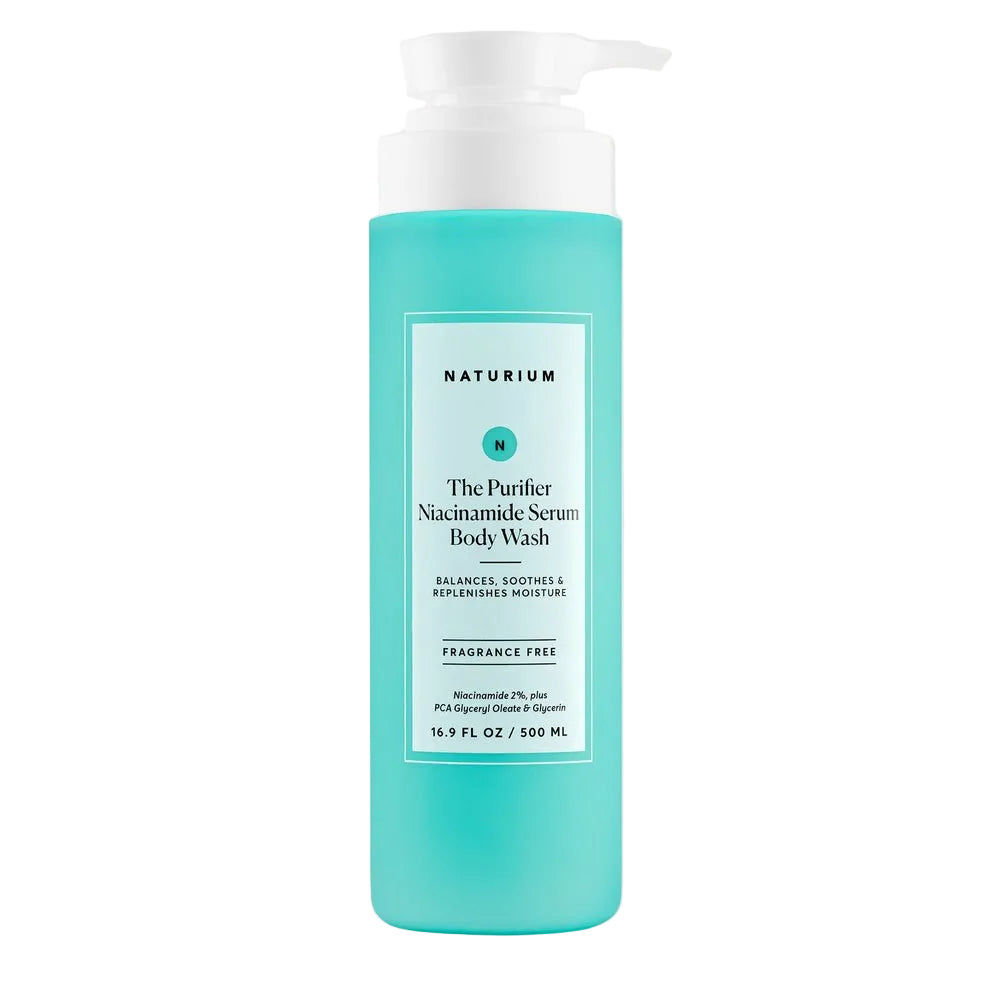 NATURIUM THE PURIFIER NIACINAMIDE SERUM BODY WASH 500ML