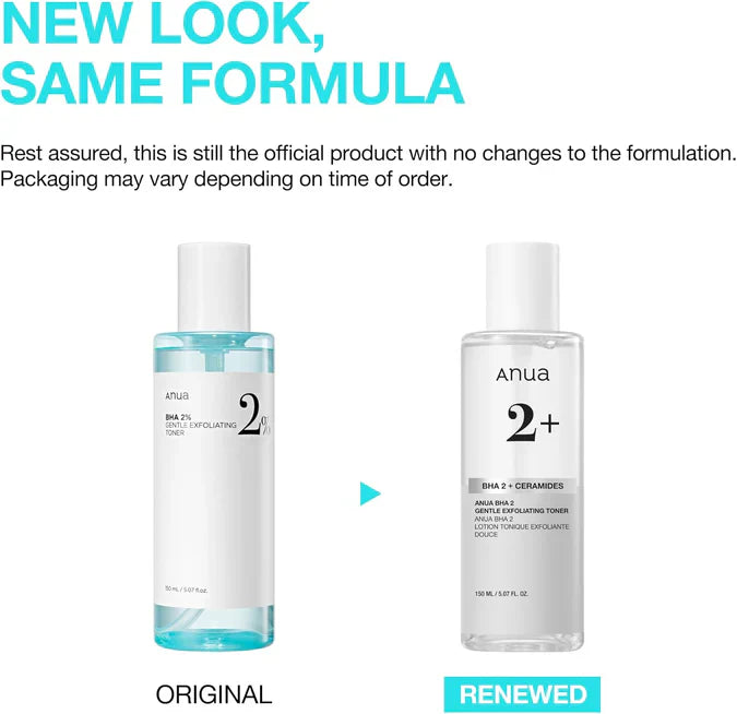 ANUA BHA 2% GENTLE EXFOLIATING TONER 150ML