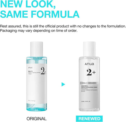 ANUA BHA 2% GENTLE EXFOLIATING TONER 150ML