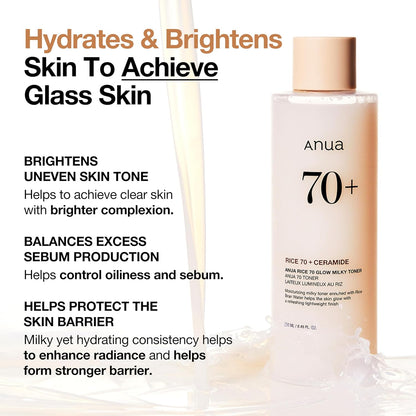 ANUA GLOW MILKY TONER 250ML