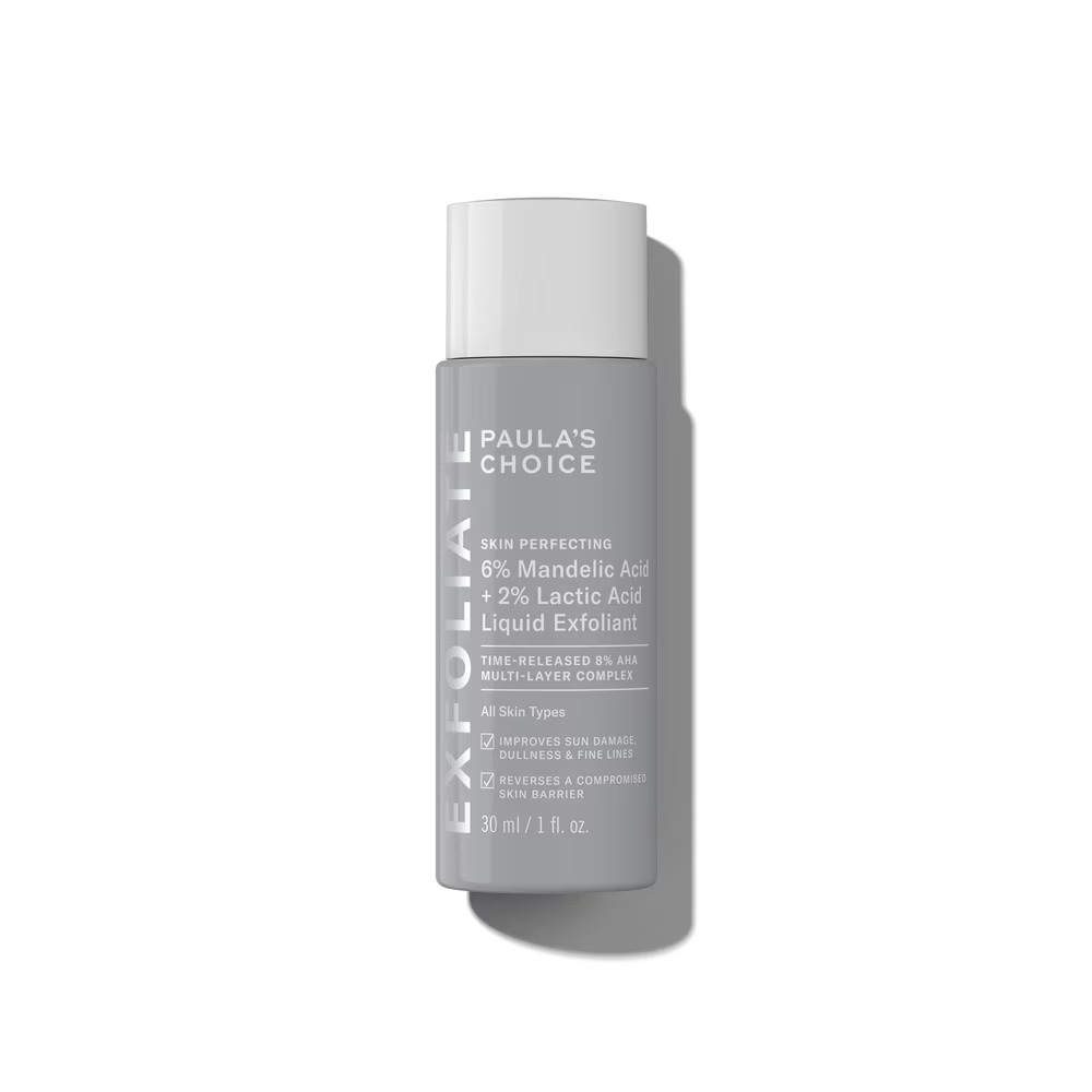 PAULA'S CHOICE 6% MANDELIC ACID + 2% LACTIC ACID LIQUID EXFOLIANT - 30ML
